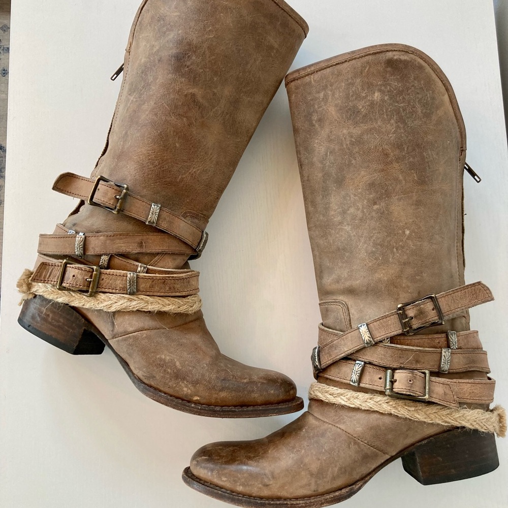 Freebird by Steve Madden- Drove boots.